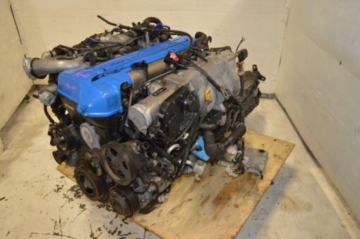 Toyota 2JZGTE VVTi Engine 3.0L DOHC Twin Turbo JDM 2jz Motor Auto Trans Wire Ecu - Image 8
