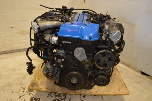 Toyota 2JZGTE VVTi Engine 3.0L DOHC Twin Turbo JDM 2jz Motor Auto Trans Wire Ecu - Image 9
