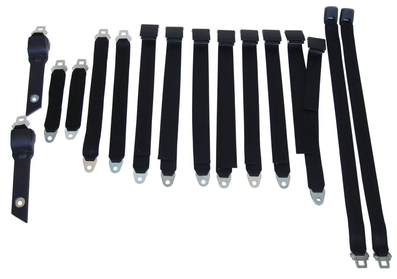 3850-70BEN Mopar 1970-71 A-body Bench Seat Belt Set