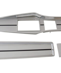 331-6SET Mopar 1967-68 A-body Chrome 4 Speed Console Plate Kit