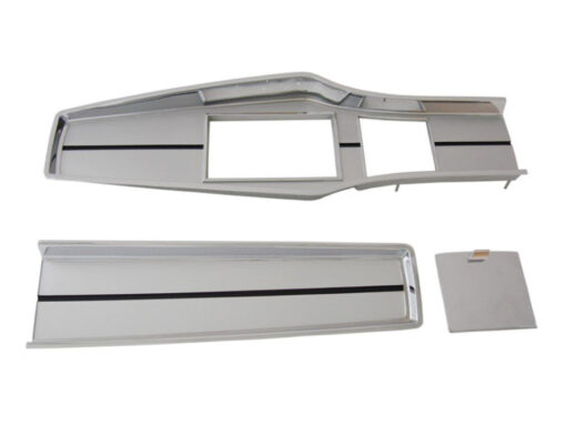 331-6SET Mopar 1967-68 A-body Chrome 4 Speed Console Plate Kit
