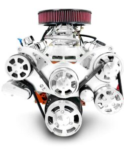 Alternative view of BluePrint Engines B427K700 SBC 427 with 700R4, Carbureted, Pol.
