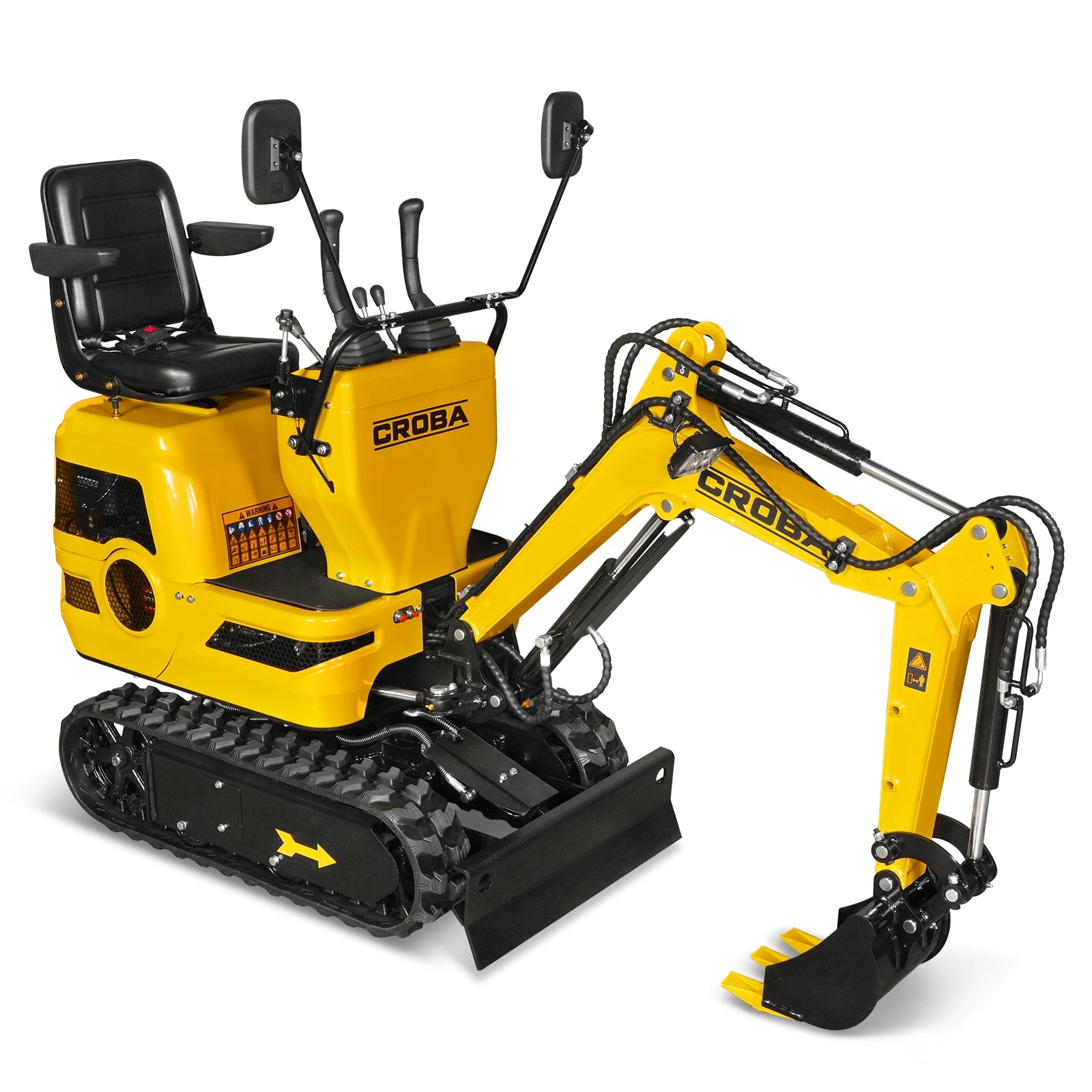Mini Compact Excavator Loncin 300cc 9hp Engine, 43.3" Max. Digging Depth, 0.6Ton, 1345 LBS Operating Weight, MEC06 - Image 4