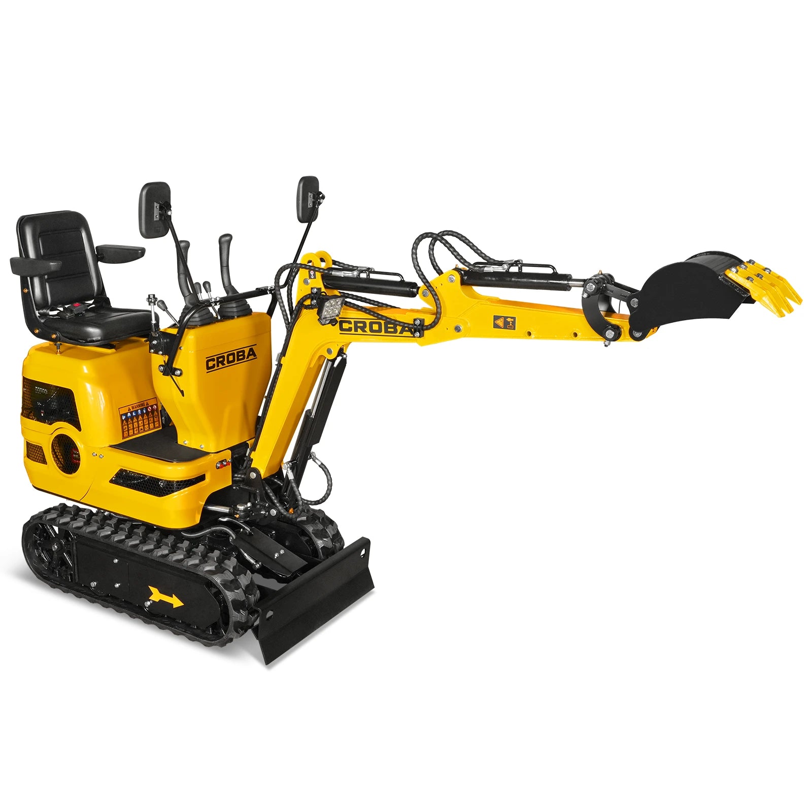 Mini Compact Excavator Loncin 300cc 9hp Engine, 43.3" Max. Digging Depth, 0.6Ton, 1345 LBS Operating Weight, MEC06 - Image 21