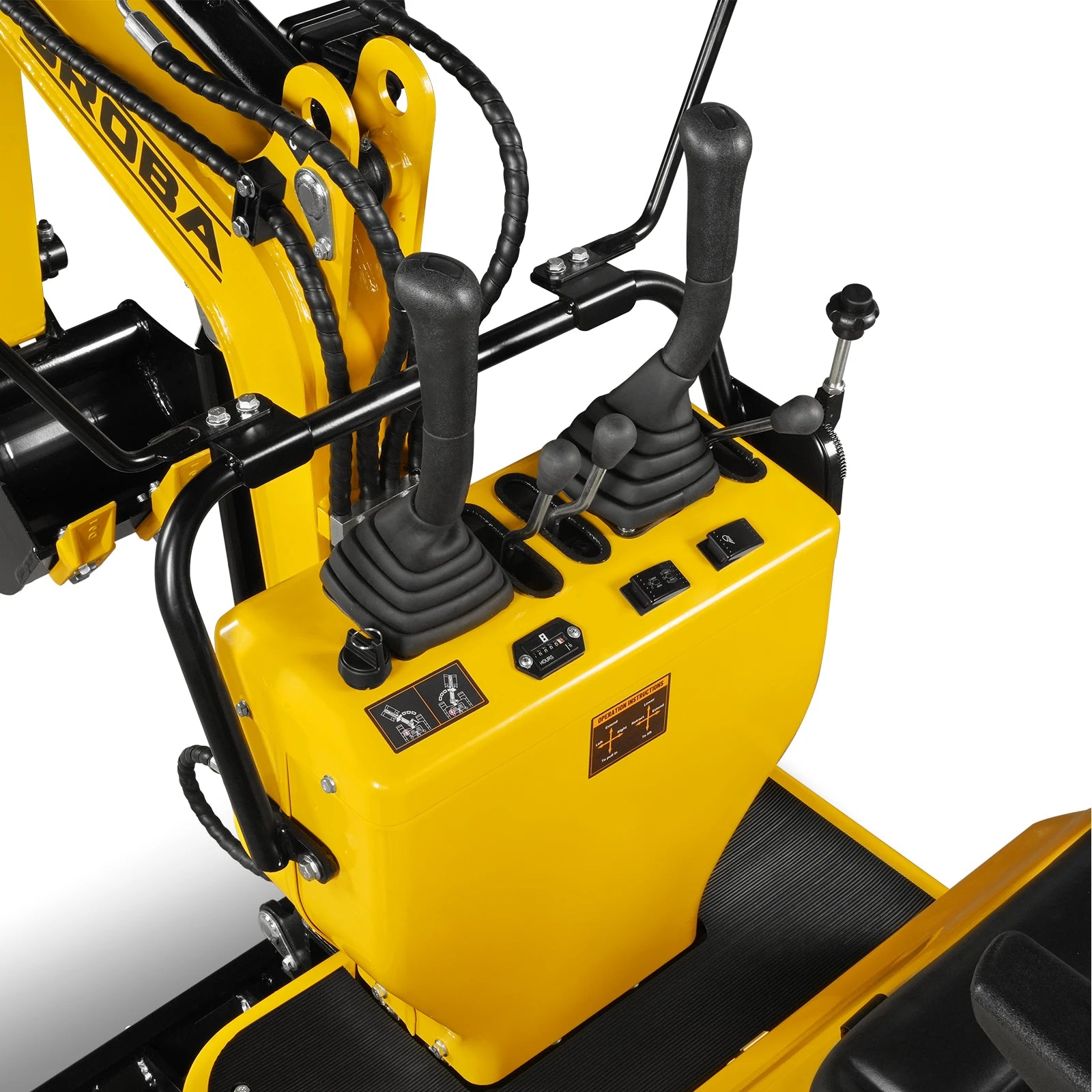 Mini Compact Excavator Loncin 300cc 9hp Engine, 43.3" Max. Digging Depth, 0.6Ton, 1345 LBS Operating Weight, MEC06 - Image 11