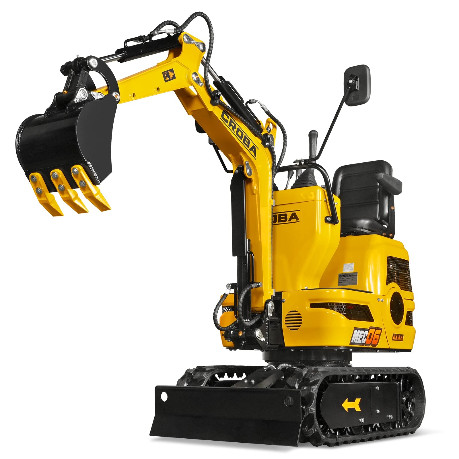 Mini Compact Excavator Loncin 300cc 9hp Engine, 43.3" Max. Digging Depth, 0.6Ton, 1345 LBS Operating Weight, MEC06 - Image 13